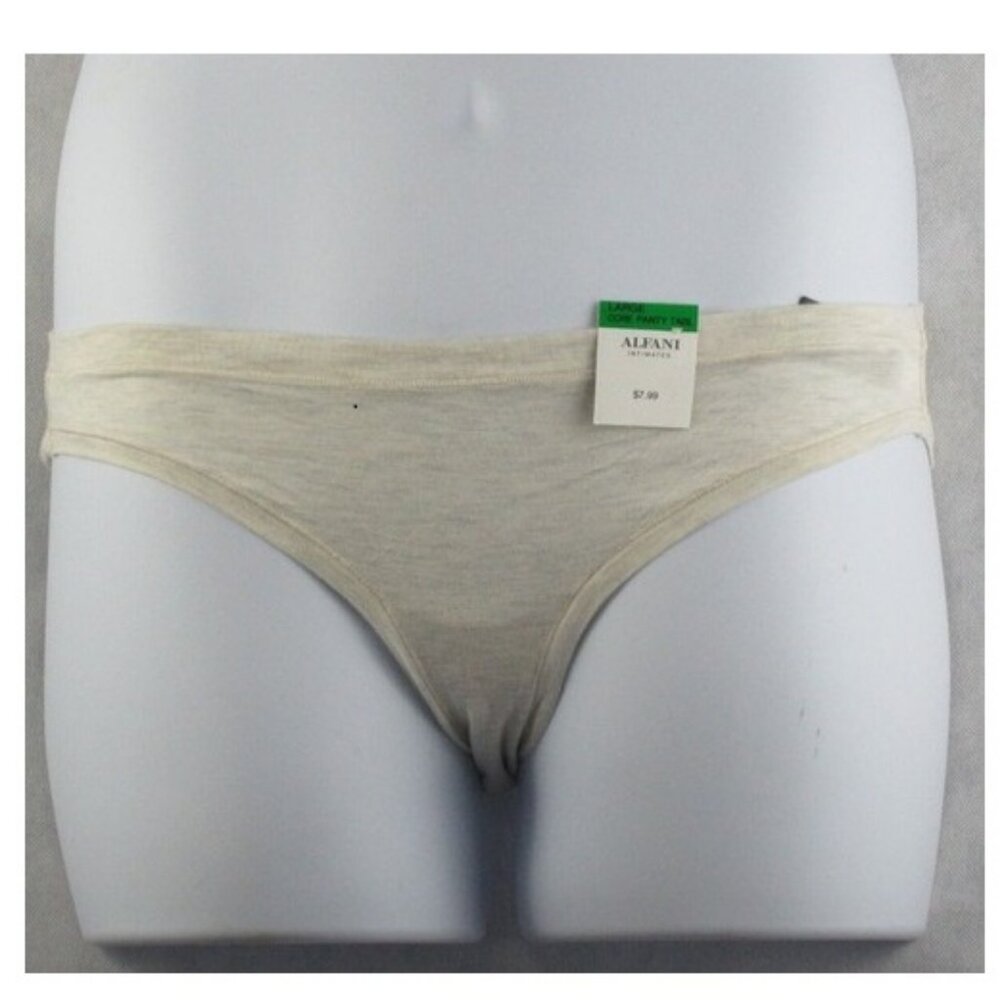 Alfani Women's Soft Modal Bikini Panty Underwear, Oatmeal Beige